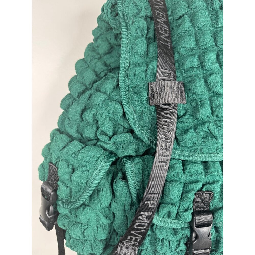 Free People Pucker Up Backpack Forest Green NWT - Picture 5 of 5